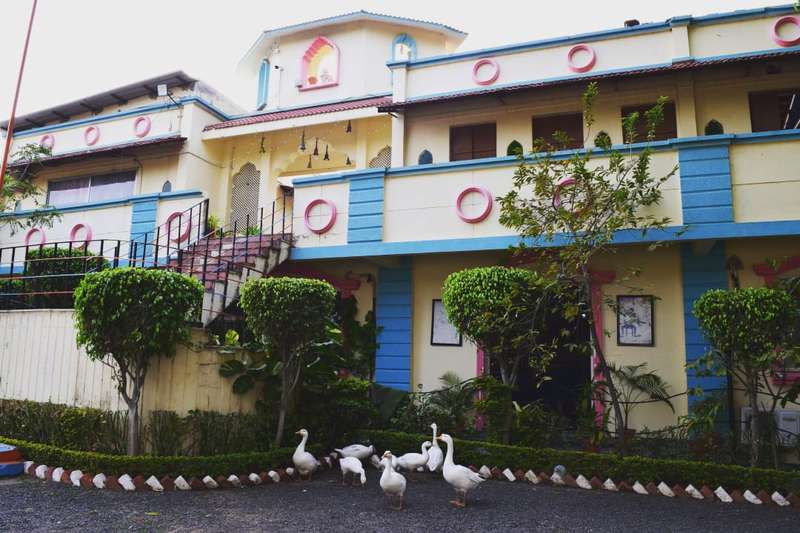 Thrilling water slides at Fun N Food Resort Indore